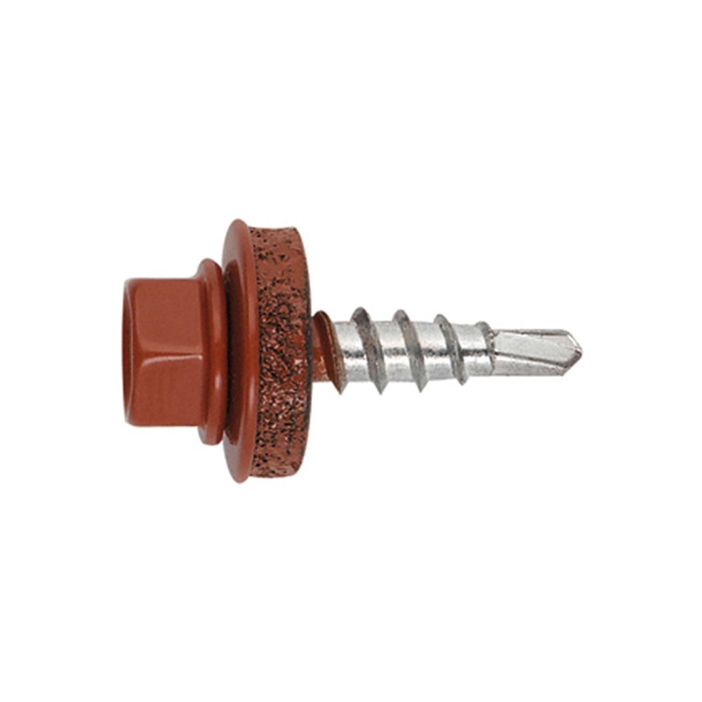 FS 3011 [CP] Tornillo cubierta metal madera. RAL 3011. Rojo pardo